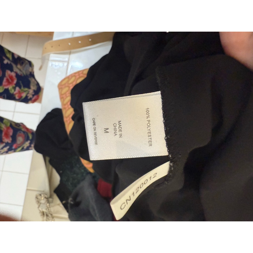 Women's Soho Jeans Black Blouse Size M - Picture 4 of 4